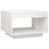 vidaXL sofabord 50x50x33,5 cm massivt fyrretr&aelig; hvid