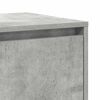 vidaXL Sideboard Beton Gr&aring; 135 x 41 x 75 cm Konstrueret tr&aelig;