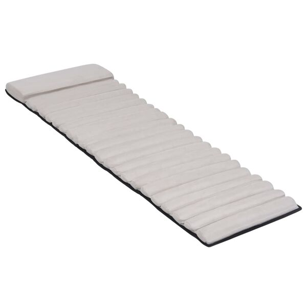 vidaXL hynde til liggestol ruskind cremefarvet