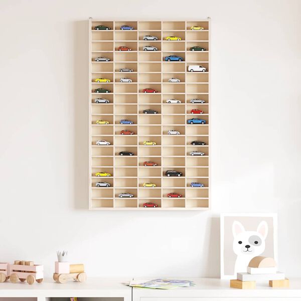 vidaXL samlermontre i træ med 90 rum 50,5x4,5x79 cm