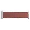 vidaXL sammenrullelig sidemarkise 60 x 300 cm brun