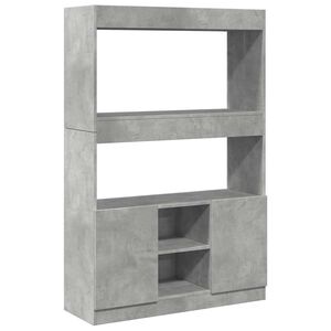 vidaXL reol 92x33x140 cm konstrueret tr&aelig; betongr&aring;