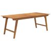 vidaXL havebord 200x90x75 cm massivt akacietr&aelig;