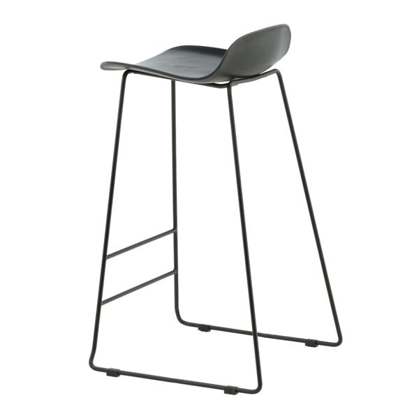 Venture Home barstole 2 stk. Wave plastik sort