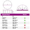 vidaXL Pool Dome Gr&oslash;n 405 x 405 x 192 cm