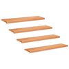 vidaXL Trappetrin 4 stk. 110 x 25 x 2 cm Lak Solid b&oslash;g