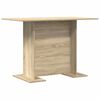 vidaXL Spisebord 110 x 60 x 75 cm Konstrueret tr&aelig; Sonoma eg