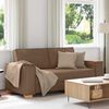 vidaXL 2-personers sofa brun 140 cm stof