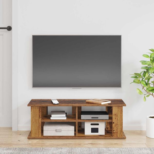 vidaXL TV stand Gammelt tr&aelig; 96 x 35 x 33,5 cm