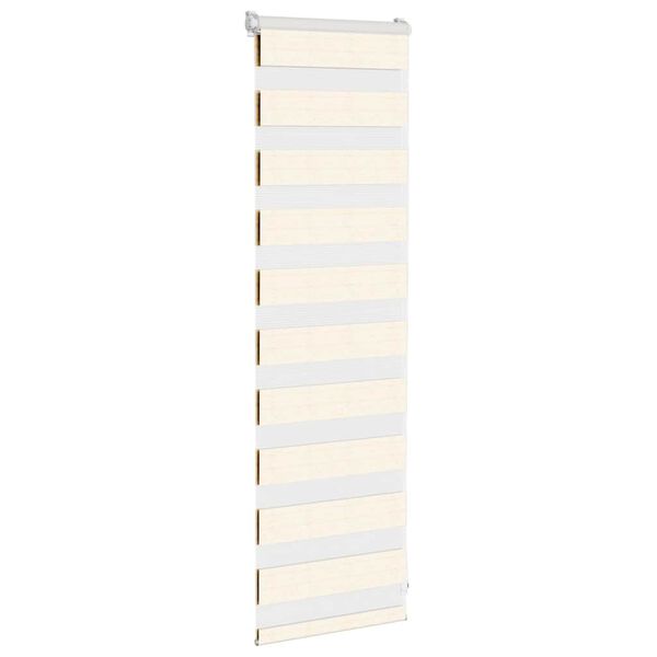 vidaXL zebragardin marmorbeige 50x100 cm stofbredde 45,9 cm polyester