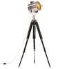 vidaXL gulvlampe med trefod 165 cm massivt mangotr&aelig;