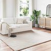 vidaXL Faux Kanin Pels T&aelig;ppe Olite Beige 240 x 240 cm Polyester