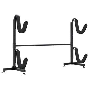 vidaXL opbevaringsstativ til 2 kajakker 250x57x127,5 cm st&aring;l