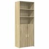 vidaXL skab 70x42,5x185 cm konstrueret tr&aelig; sonoma-eg