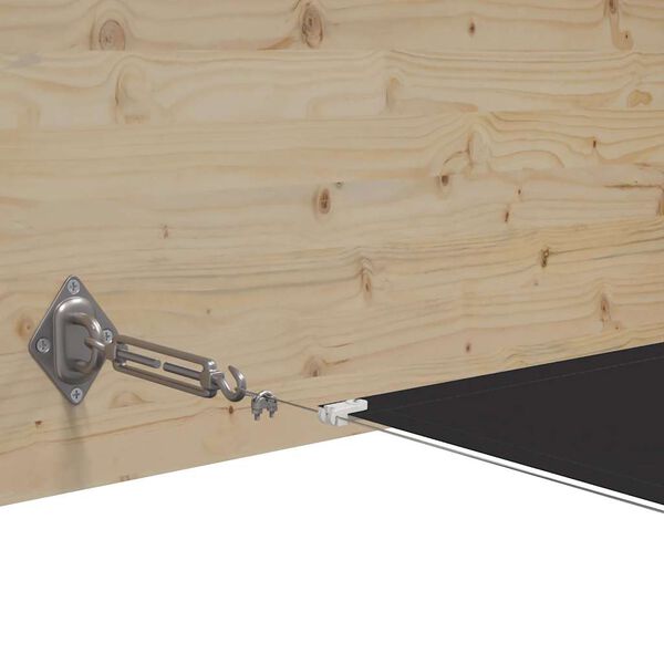 vidaXL lodret markise 140x800 cm oxfordstof antracitgr&aring;