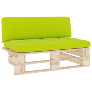 vidaXL midtermodul til pallesofa impr&aelig;gneret fyrretr&aelig;