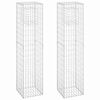 vidaXL gabionkurve 2 stk. 40x40x180 cm jern