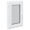 vidaXL K&aelig;ldervindue RISOR 50 x 75 cm PVC og glas Hvid