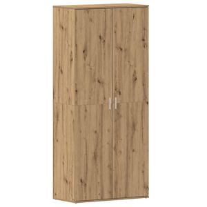 vidaXL Sko skab 80 x 39 x 178 cm Konstrueret tr&aelig; Artisan Egetr&aelig;