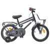vidaXL B&oslash;rnecykel 14 tommer anbefalet til 3-5 &aring;r gammel M&oslash;rkegr&aring;