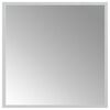 vidaXL LED badev&aelig;relsesspejl Transparent 50 x 50 cm h&aelig;rdet glas