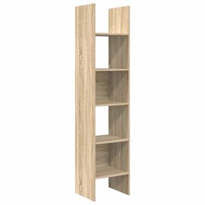 vidaXL bogreol 40x35x180 cm konstrueret tr&aelig; sonoma-eg