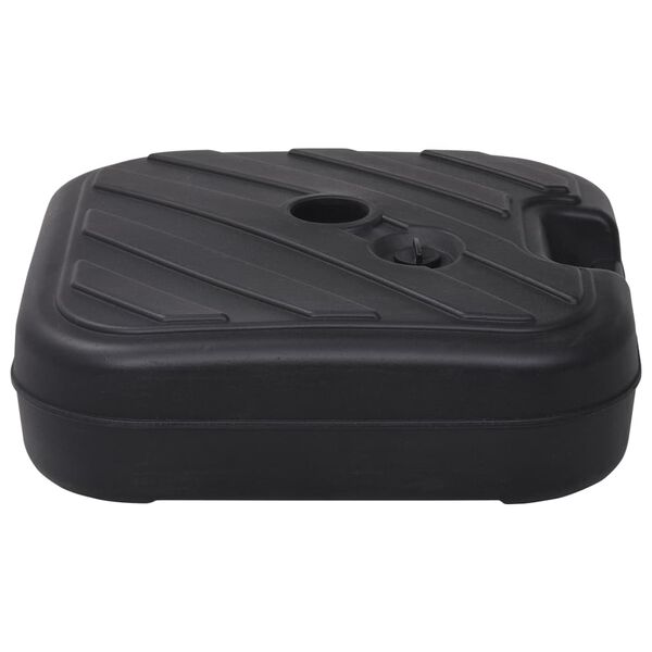 vidaXL parasolfod 24 l sand- eller vandfyld sort