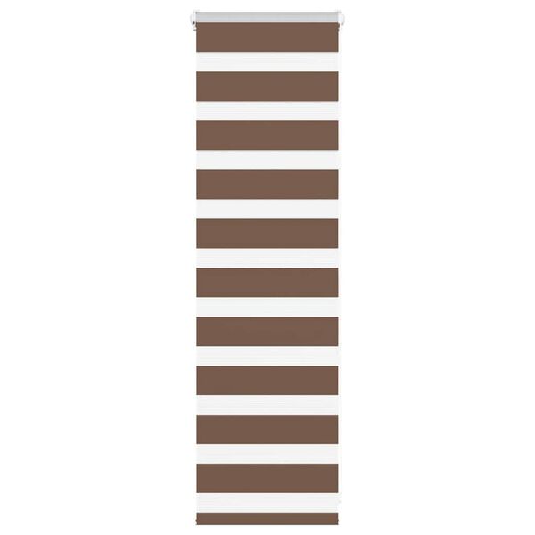 vidaXL zebragardin brun 45x100 cm stofbredde 40,9 cm polyester