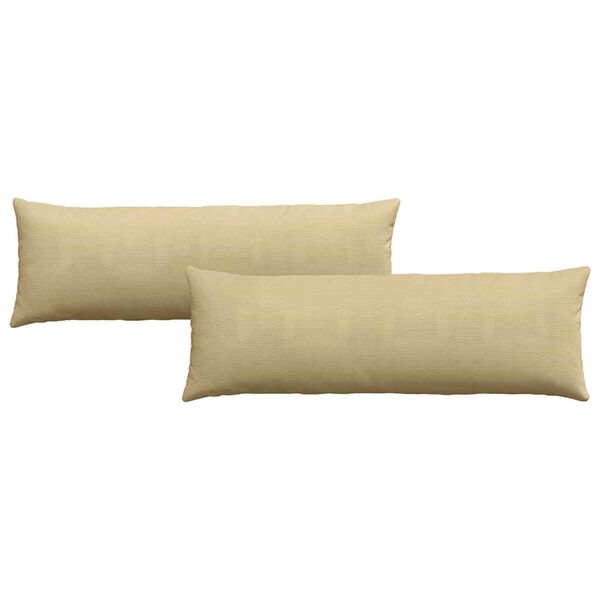 vidaXL Sofapuder 2 pcs Grågrøn 120 x 40 cm Velourstof