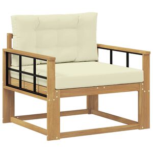 vidaXL Udend&oslash;rs Mellem Sofa Polyester Hvid