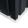vidaXL haveskur 257x298x178 cm metal antracitgrå