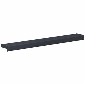 vidaXL Vindueskarm Anthracit med tr&aelig;struktur 80 x 10 x 4,5 cm PVC