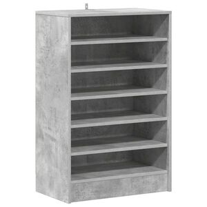 vidaXL skoreol 60x35x92 cm konstrueret tr&aelig; betongr&aring;