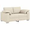 vidaXL 2-personers sofa Beige 160 cm Linned-blandet stof