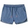 vidaXL Shorts til b&oslash;rn str. 104 denimbl&aring;