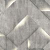 DUTCH WALLCOVERINGS tapet Onyx m&oslash;rkegr&aring;