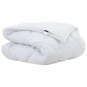 vidaXL Vinter dyne 200 x 135 x 5 cm Vinter Polyester Hvid &Aring;ndbar