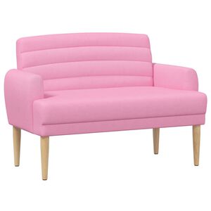 vidaXL L&aelig;nestol med knap tufting Lyser&oslash;d 116 x 67 x 80 cm Stof
