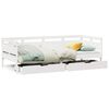 vidaXL daybed med skuffer 90x200 cm massivt fyrretr&aelig; hvid