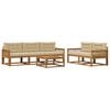 vidaXL Udend&oslash;rs sofagruppe 6 pcs Naturlig og Beige