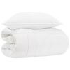vidaXL Duvet og Pude S&aelig;t 2 stk. Hvid Bambusfiber