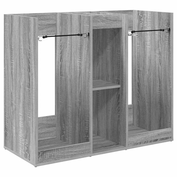 vidaXL Golf Skab Ensfarvet Gr&aring; Sonoma 102 x 45 x 85,5 cm