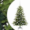 vidaXL Kunstig juletr&aelig; med kugler 120 cm 150 LED'er Varm hvid