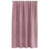 vidaXL M&oslash;rkl&aelig;gningsgardiner 2 pcs M&oslash;rk pink 140 x 140 cm Fl&oslash;jl