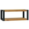 vidaXL v&aelig;gh&aelig;ngt badev&aelig;relsesskab 90x45x35 cm massivt teaktr&aelig;