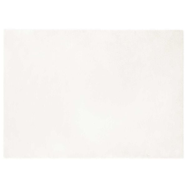 vidaXL Faux Kanin Pels Tæppe Olite Creme 240 x 340 cm Polyester