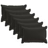 vidaXL Pudebetr&aelig;k 6 stk. HOUTEN Sort 50 x 70 cm Polyester
