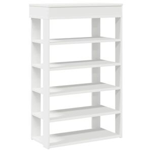 vidaXL skoreol 60x30x98 cm konstrueret tr&aelig; hvid