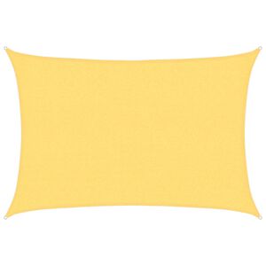 vidaXL solsejl 2,5x3,5 m 160 g/m&sup2; HDPE beige