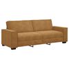 vidaXL 3-personers sofa 220x78x84 cm fl&oslash;jl brun